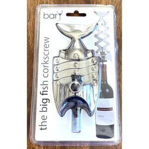 The Big Fish Corkscrew By Bar3 Beer Wine Spirits  Party Fun Expanding Metal
